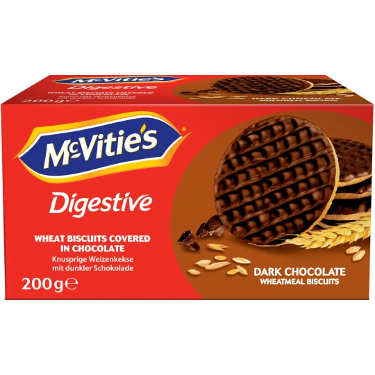 Mc Vities Dark Chocolate Weizenkekse 200G 1 Mc Vities Dark Chocolate Weizenkekse 200G