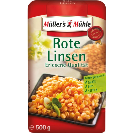 Mühle Rote Linsen 500G 1 Mühle Rote Linsen 500G