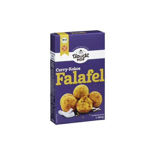 Bio Curry-Kokos Falafel 160G 1 Bio Curry-Kokos Falafel 160G