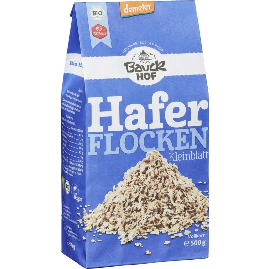 Demeter Bio Haferflocken Kleinblatt 500G 1 Demeter Bio Haferflocken Kleinblatt 500G