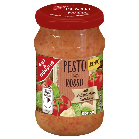& Günstig Pesto Rosso Cremig 190G 1 & Günstig Pesto Rosso Cremig 190G