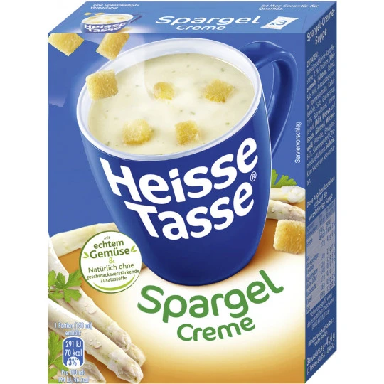 Tasse Spargel Creme Suppe 41,4G 1 Tasse Spargel Creme Suppe 41,4G
