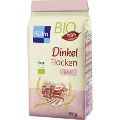 Bio Dinkelkorn Flocken Zart 450G
