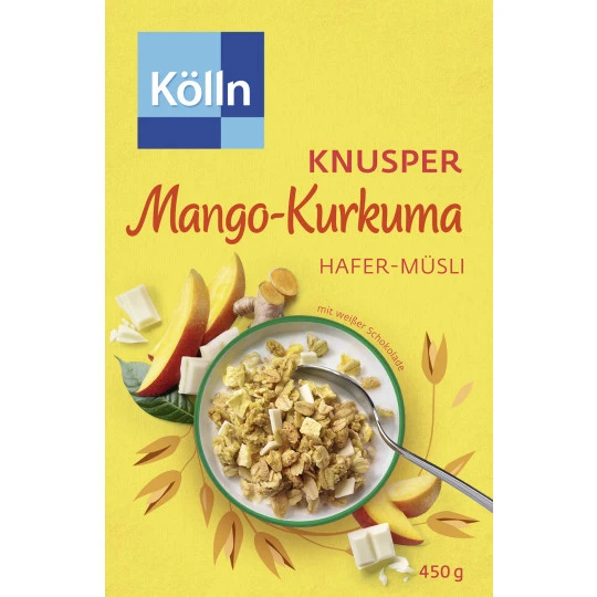Müsli Knusper Mango-Kurkuma 450G 1 Müsli Knusper Mango-Kurkuma 450G