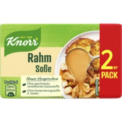 Knorr Rahm Soße Für 2x 250ML 68G
