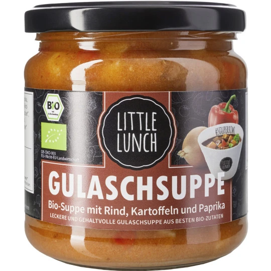 Lunch Bio Gulaschsuppe 350ML 1 Lunch Bio Gulaschsuppe 350ML