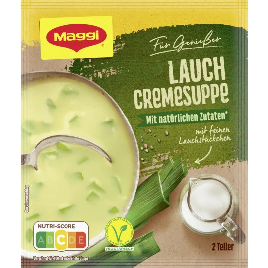 Für Genießer Lauch Cremesuppe Ergibt 500ML 1 Für Genießer Lauch Cremesuppe Ergibt 500ML