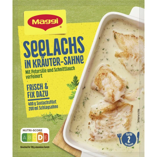 Seelachs In Kräuter-Sahne 33G 1 Seelachs In Kräuter-Sahne 33G