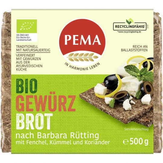 Bio Gewürz Brot Nach Barbara Rütting 500G 1 Bio Gewürz Brot Nach Barbara Rütting 500G