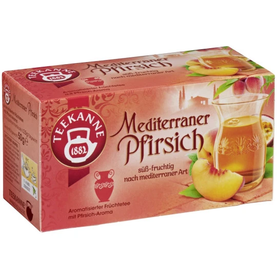 Tee Mediterraner Pfirsich 20ST 50G 1 Tee Mediterraner Pfirsich 20ST 50G
