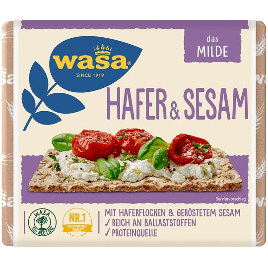 Knäckebrot Hafer & Sesam 230G 1 Knäckebrot Hafer & Sesam 230G